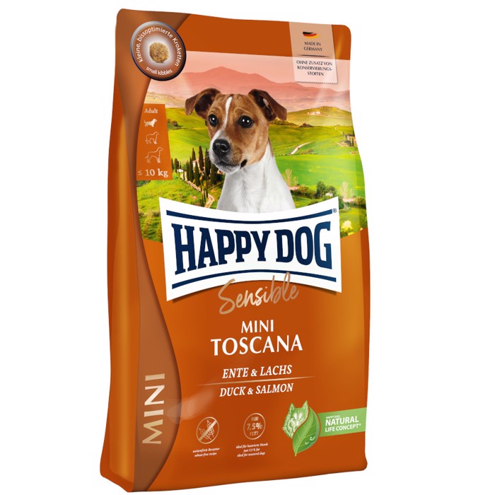 Happy Dog Xira Trofi Skulou Sensible MINI TOSCANA 4kg